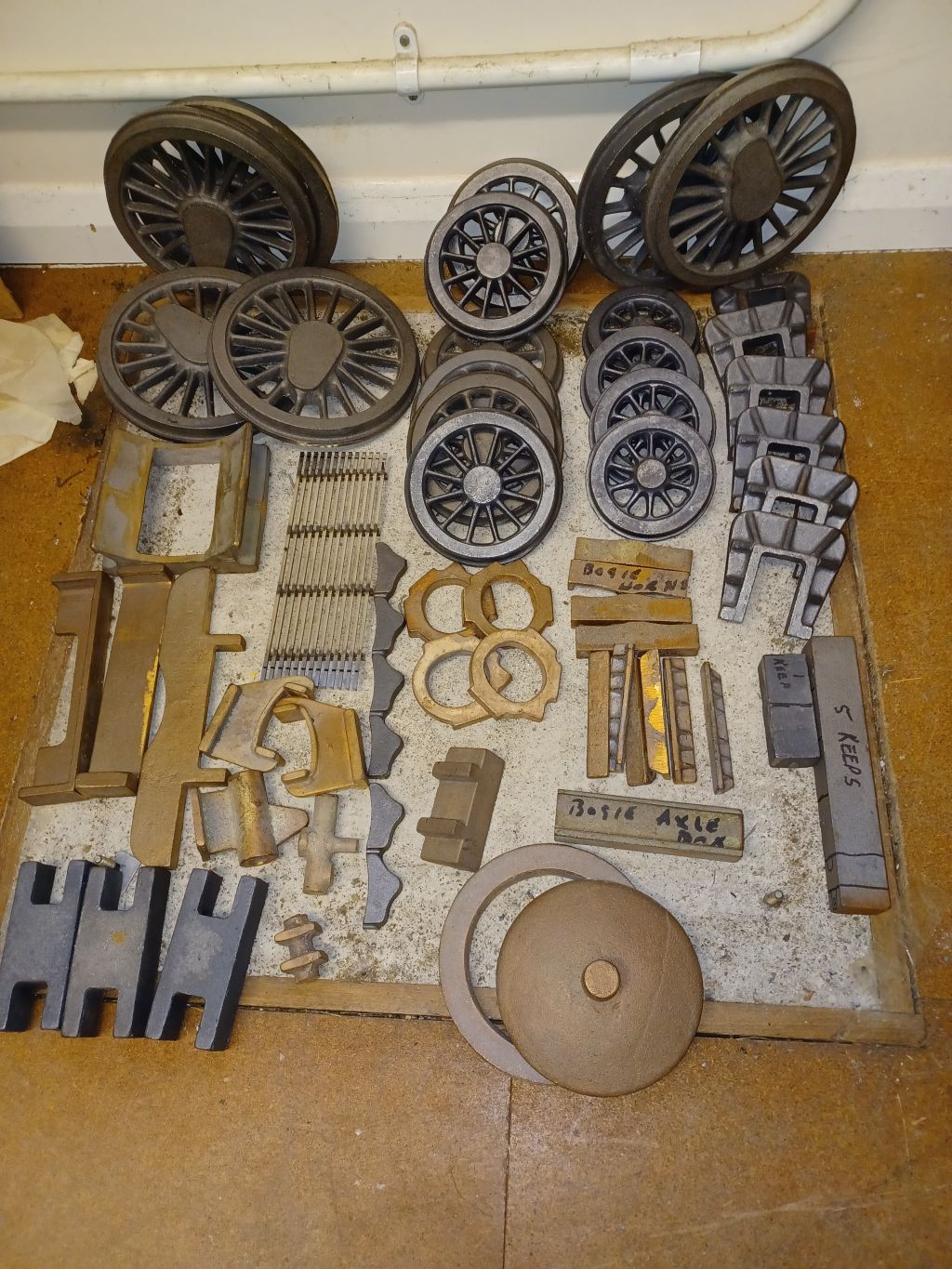Castings for the 5" Torquay Manor